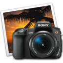 sony a350 iphoto icon by darkdest1ny Icon