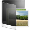 Folder Black Picture Icon