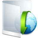 Folder White Downloads Icon