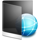 folder black network Icon