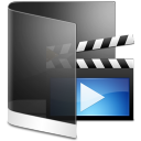 folder black videos Icon