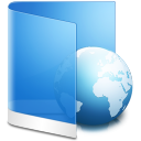 folder blue web Icon