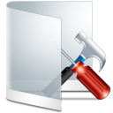 folder white configure Icon