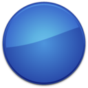 Blank Badge Blue Icon