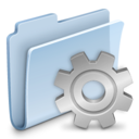 Gear Folder Badged Icon