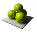 Green Spheres Icon