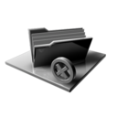 Silver Folder Delete Icon