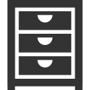 Folders filing cabinet Icon