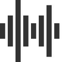 Music audio wave Icon