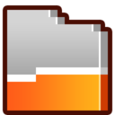Folder   Orange Open Icon