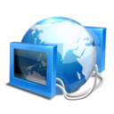 blue internet Icon