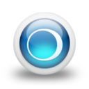 Glossy 3d blue orbs2 046 Icon