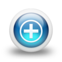 Glossy 3d blue orbs2 087 Icon