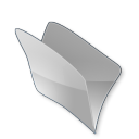 Dossier gris Icon