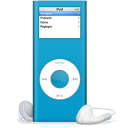 iPod nano bleu Icon