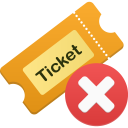 Ticket remove Icon