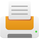 Printer orange Icon