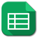 Apps google drive sheets Icon