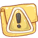 Hp folder caution Icon