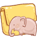 Hp folder elephant Icon