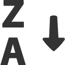 Data Grid Alphabetical Sorting2 Icon