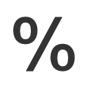 Mathematic Percentage2 Icon