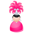 Magic woman pink Icon