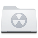 Folder Burnable White Icon