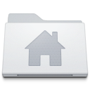 Folder Home Alternate White Icon