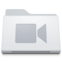 Folder Movies White Icon