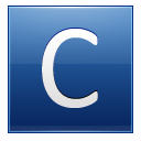 Letter C blue Icon