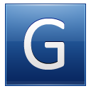 Letter G blue Icon