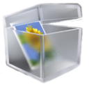 Glass Box Pictures Icon