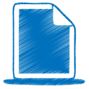 blue document Icon