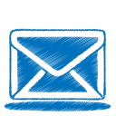 blue mail Icon