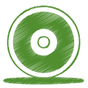 green cd Icon