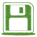 green disk Icon