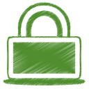 green lock Icon