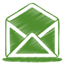 green mail open Icon