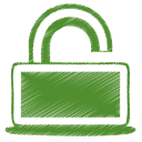 green unlock Icon