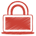 red lock Icon