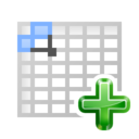Actions insert table Icon