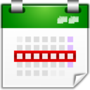 Actions view calendar week Icon