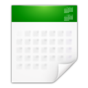 Mimetypes text calendar Icon