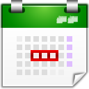 actions view calendar upcoming days Icon
