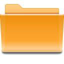 places folder orange Icon