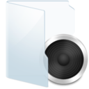Folder Light Audio Icon