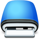 Drive Floppy blue Icon