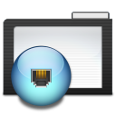 Folder Dark Network Icon