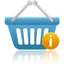 shopping basket info Icon